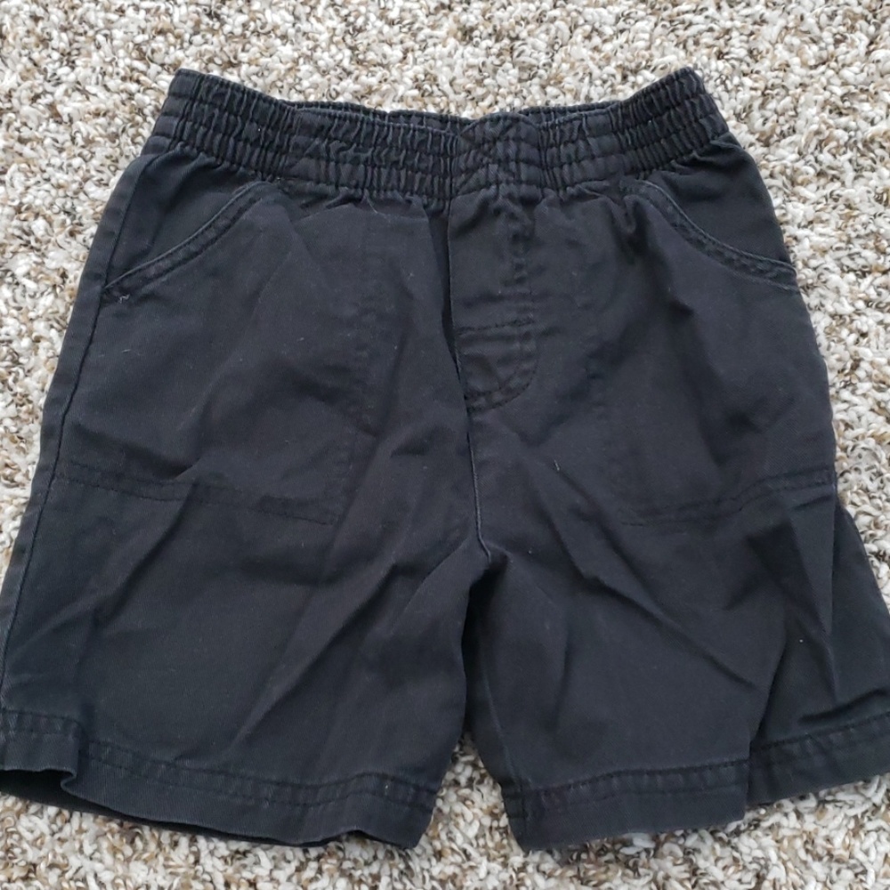 Black shorts size 24 months